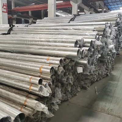 Round Seamless Stainless Steel Pipes Tubes Ss 410 904L 304